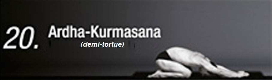 Ardha-kurmasana: Posture de la demi-tortue - natha yoga