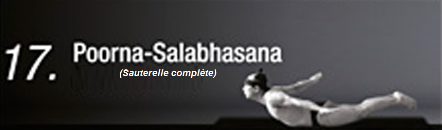 Poorna-salabhasana: Posture de la sauterelle complète - natha yoga